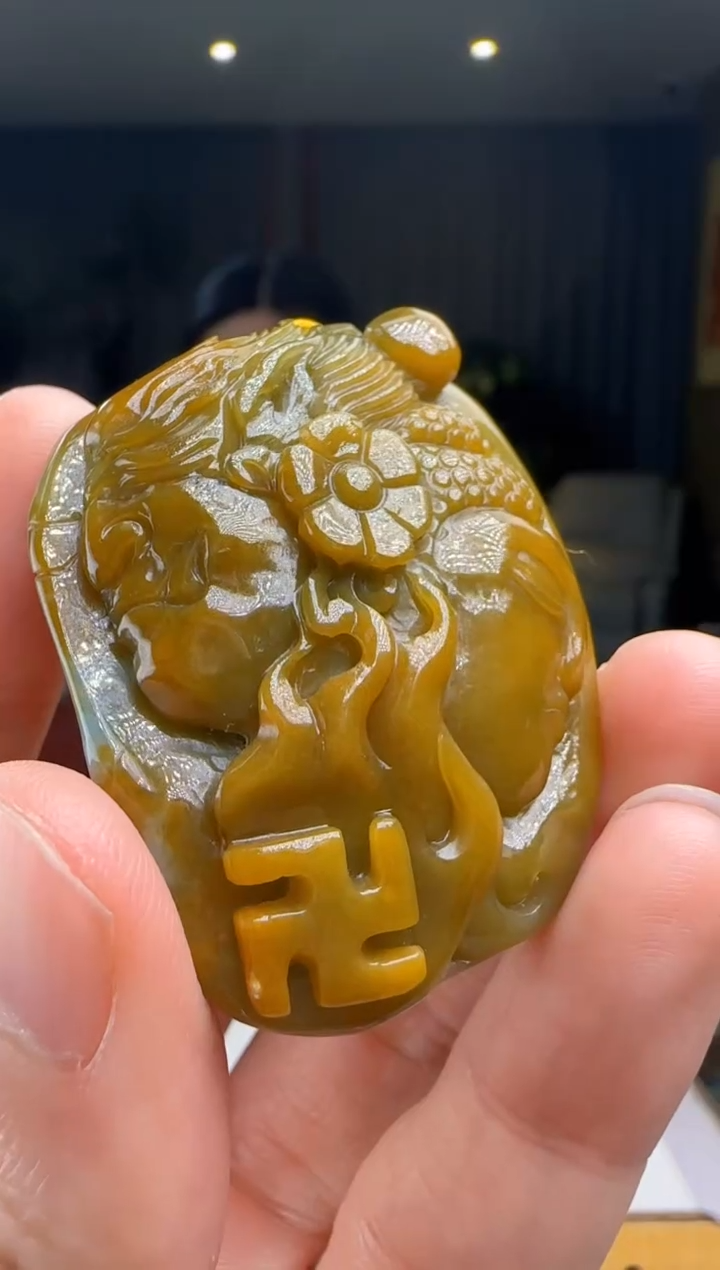 【闪购商品】翡翠吊坠(不含链)未镶嵌DY@@960Q3J12796