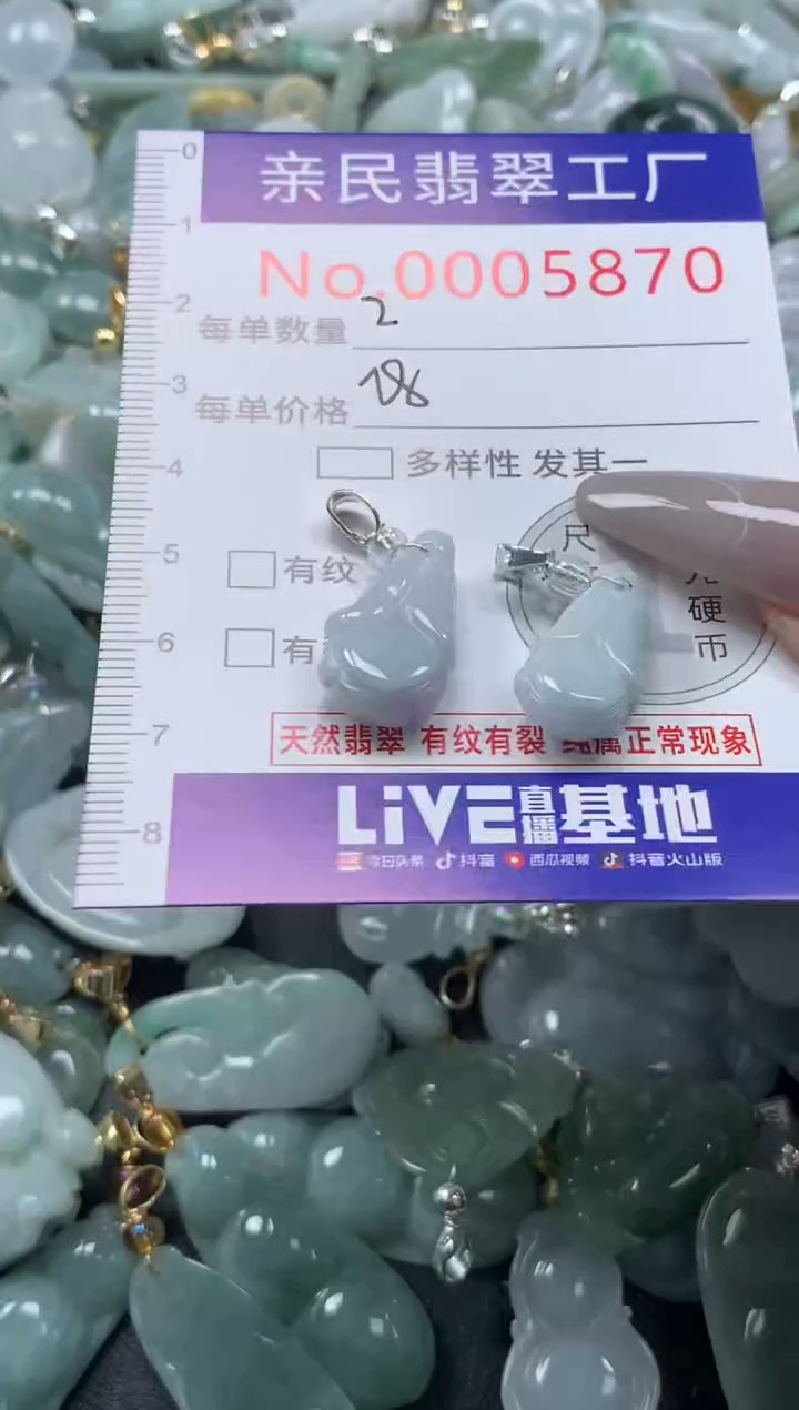 颈饰未镶嵌翡翠5870