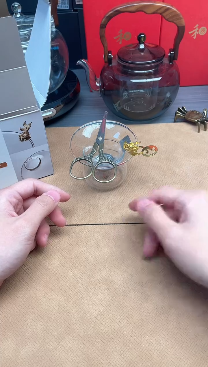 【闪购商品】金龙款茶漏加茶剪。。