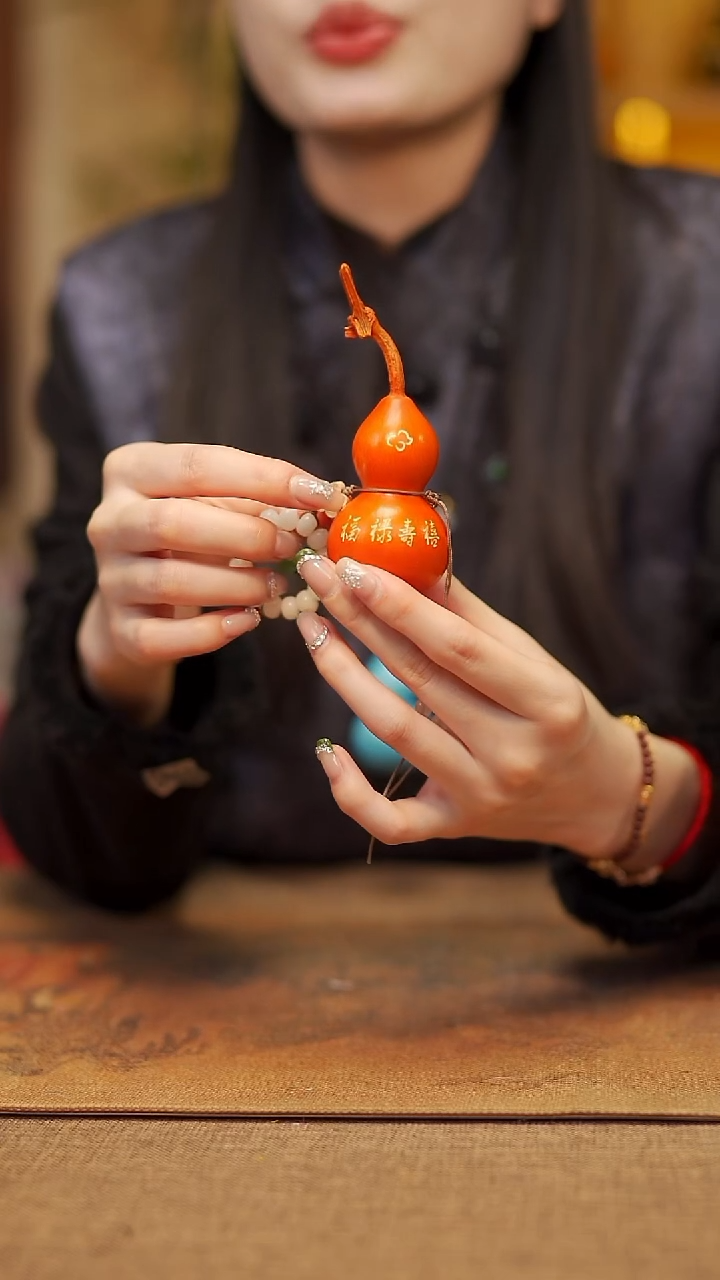 【闪购商品】392宴禾堂漆艺挂件小葫芦48