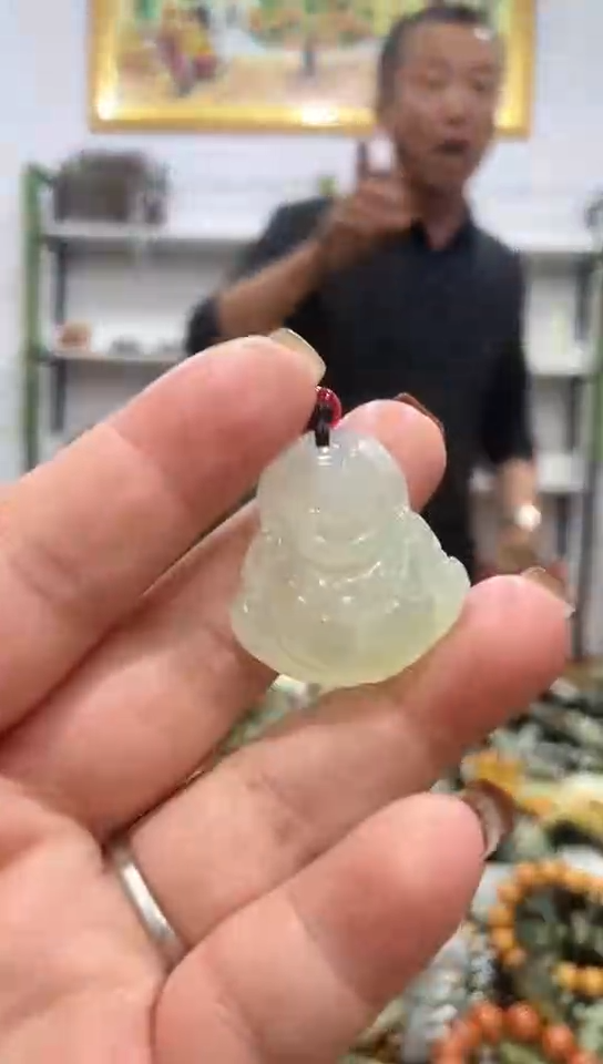 未镶嵌岫玉挂件 