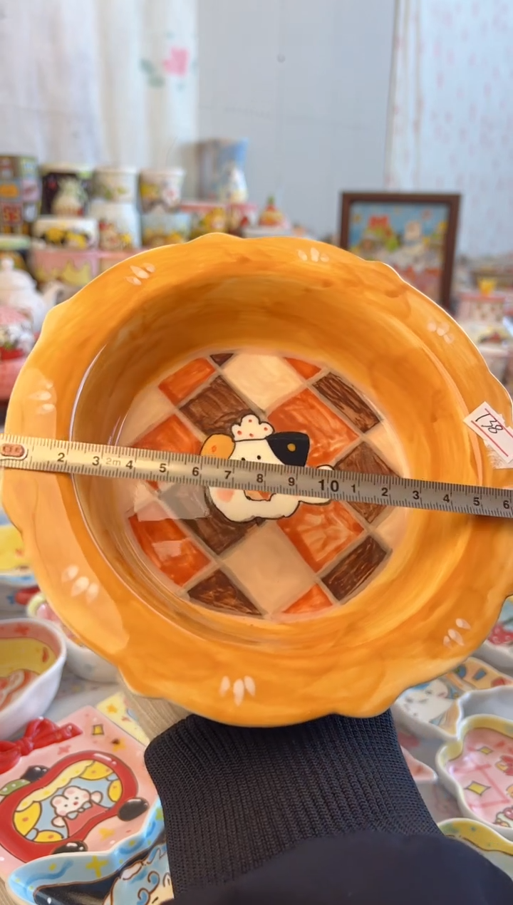 摆件陶景德镇陶瓷手绘微瑕
