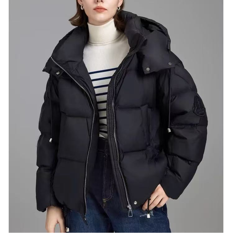 冬季新款百搭高级感连帽短款羽绒服 H2137