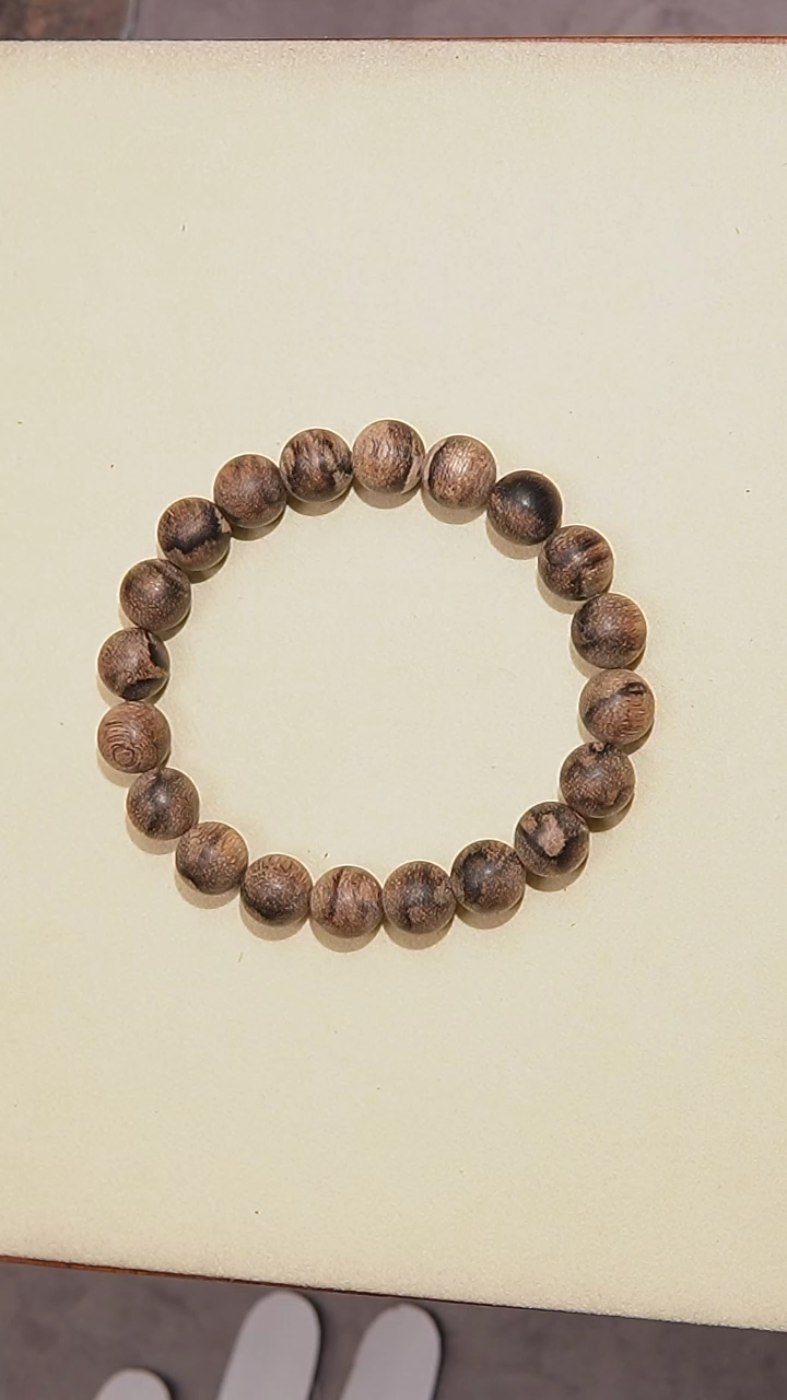 【闪购商品】沉香手串金三角沉香1.0单圈手串