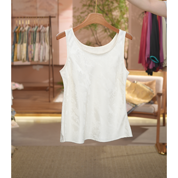 《 予君书-背心》2025年国风新款提花休闲百搭新中式吊带背心