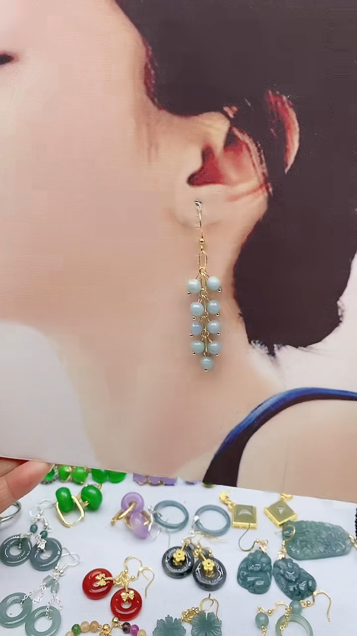 未镶嵌翡翠耳饰233