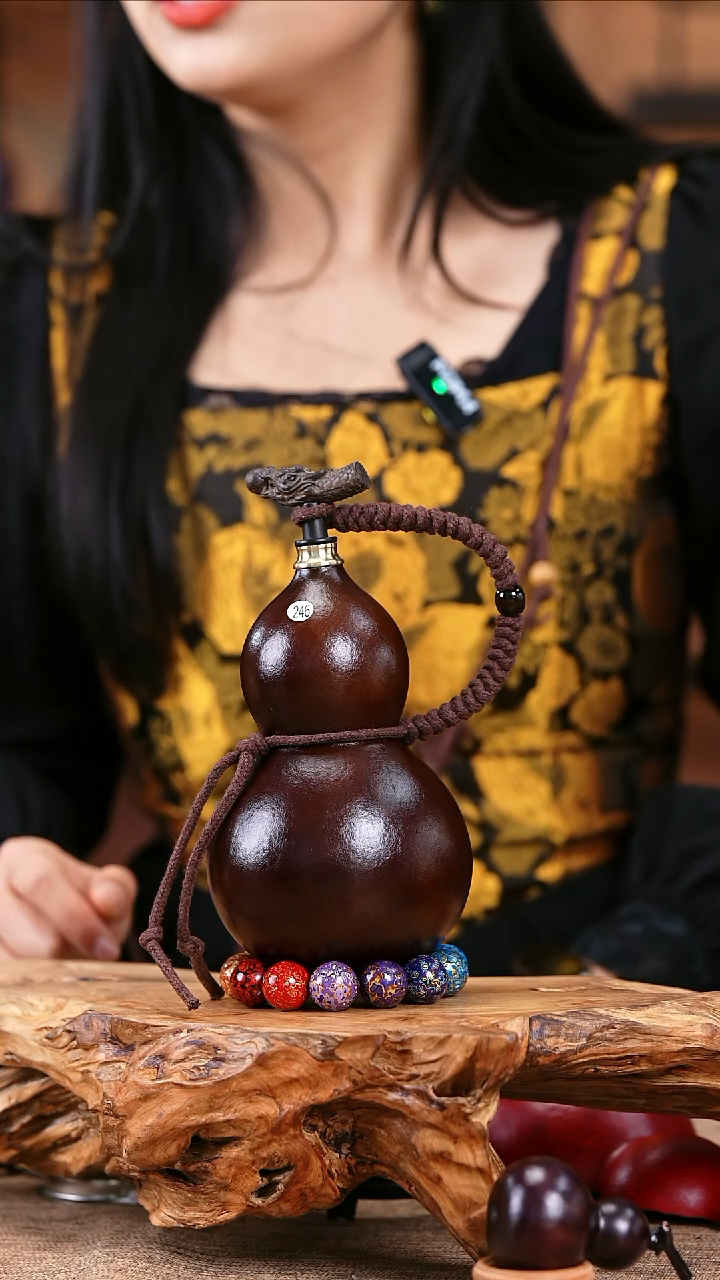 【闪购商品】246—光岳葫天然大漆酒葫芦不含漆珠