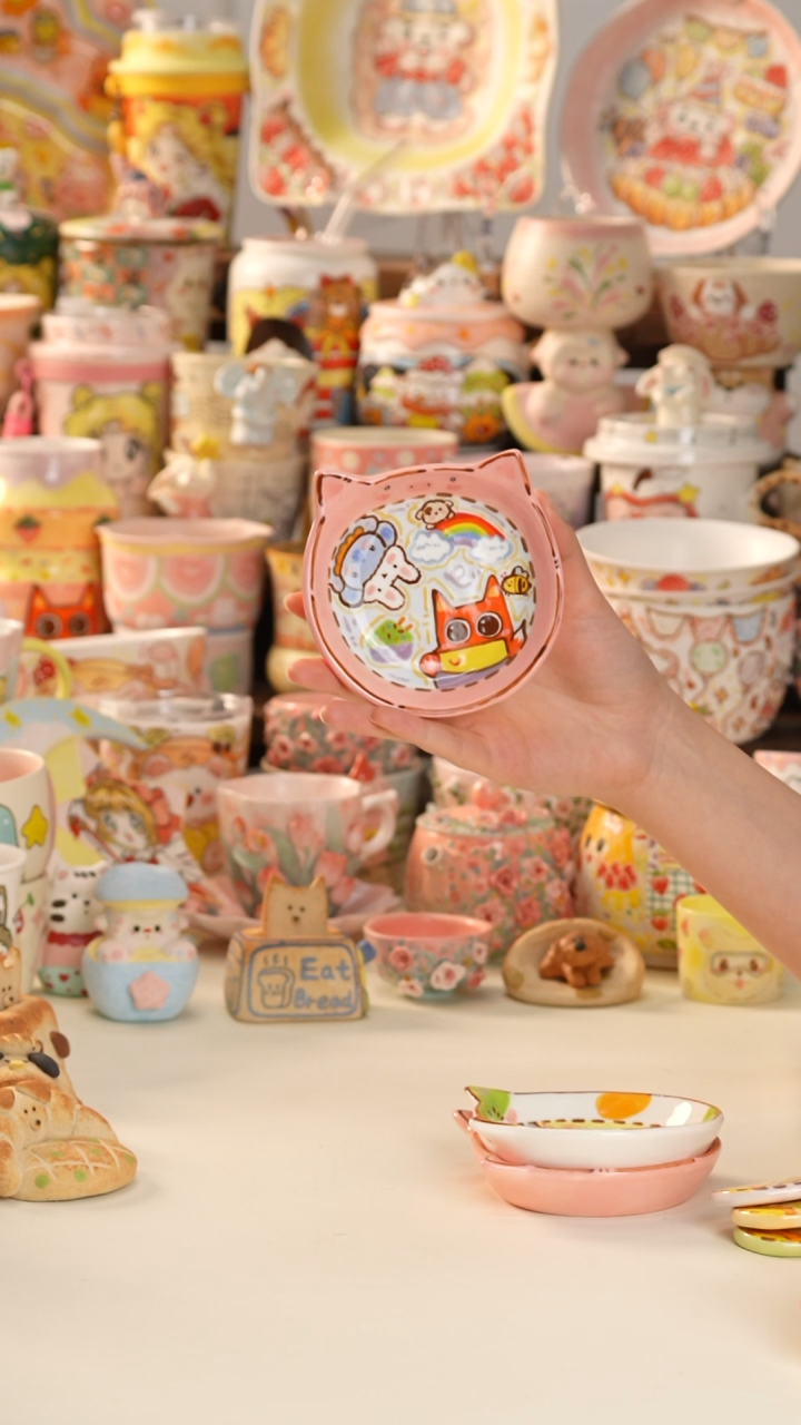 其他陶景德镇釉下彩手绘设计师款陶瓷