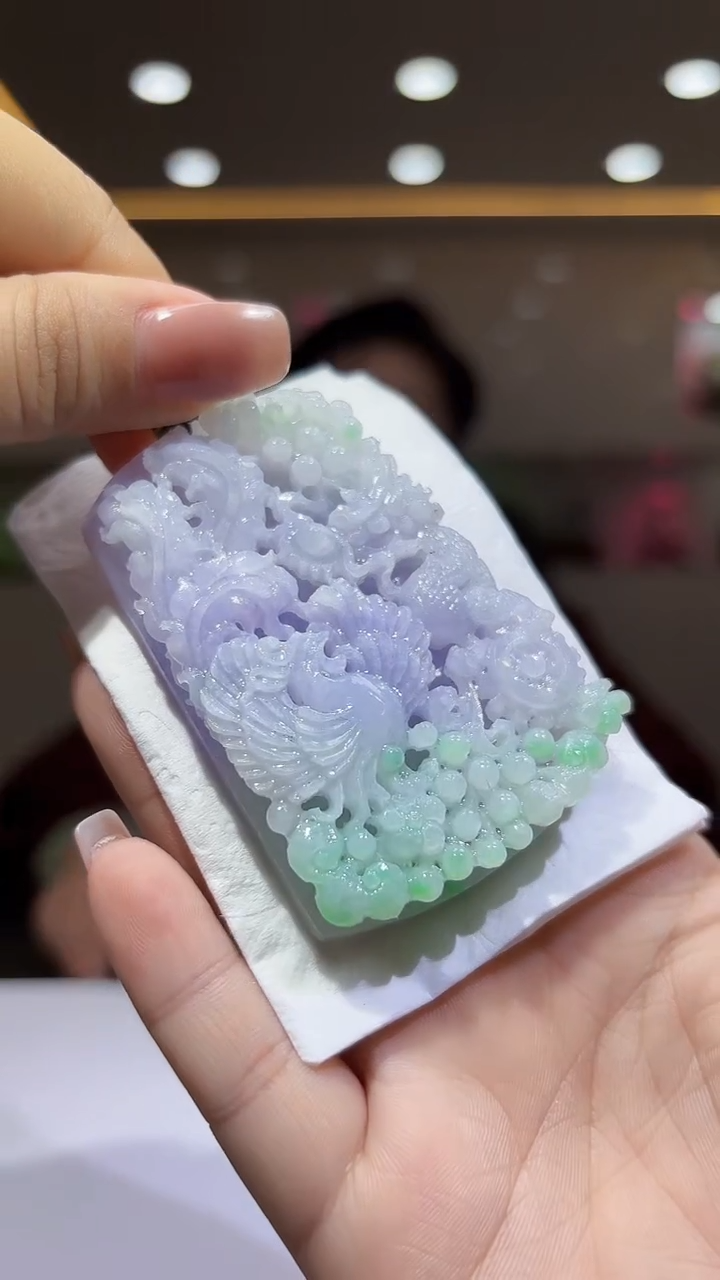 未镶嵌定制翡翠33/1211/C/龙凤