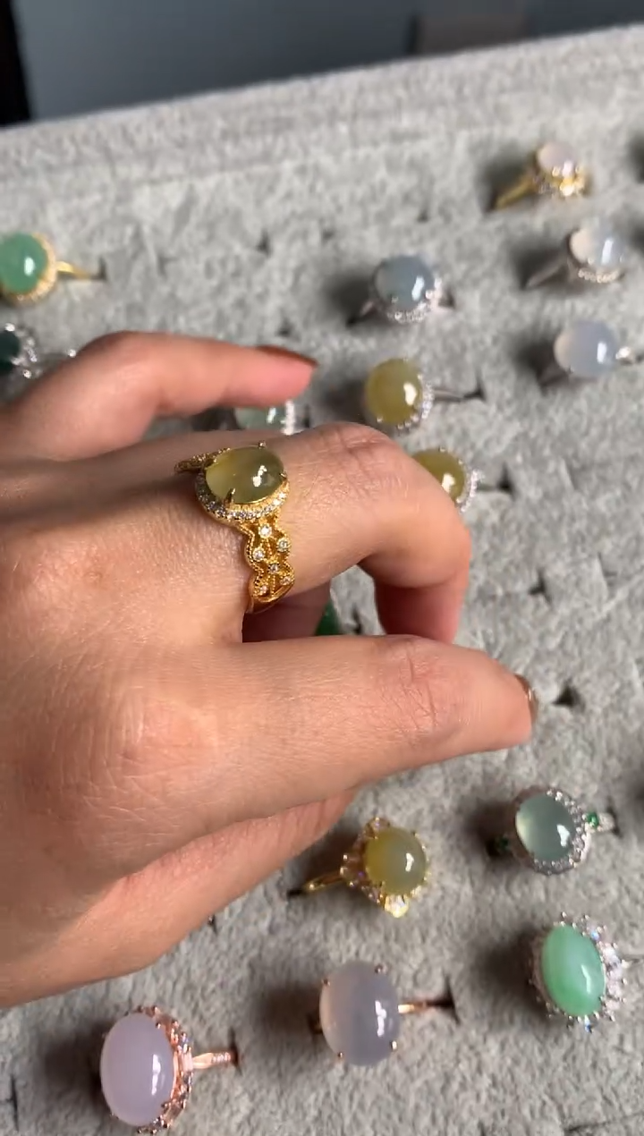 银S925镶嵌戒指翡翠43