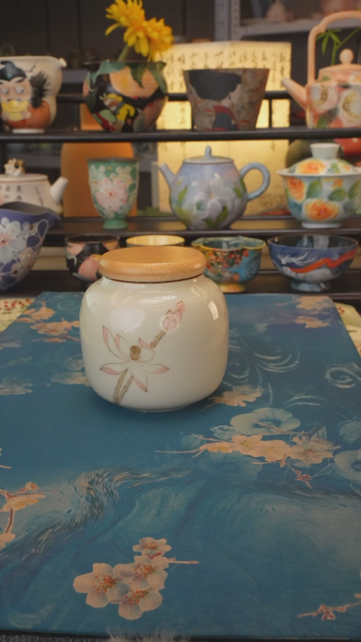 【闪购商品】福利品 莲荷茶叶罐