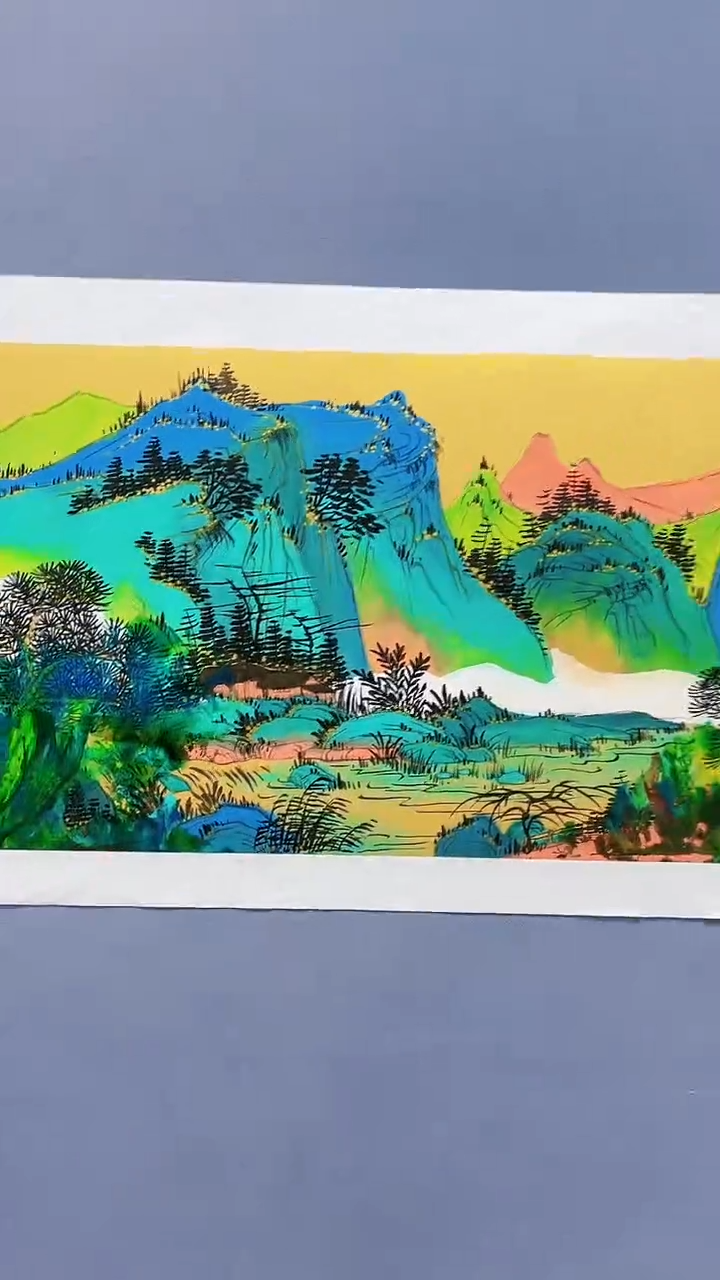 【闪购商品】绘画赵燮绘画2平尺抽象山水