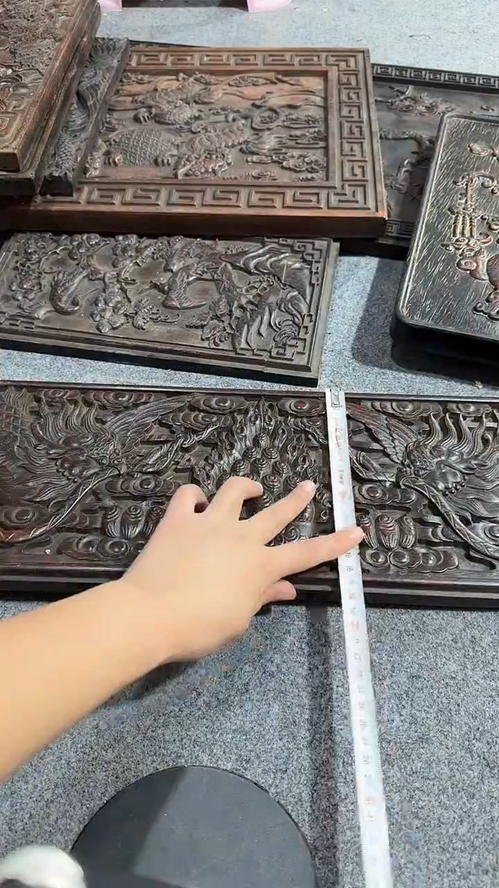檀香紫檀（小叶紫檀）紫檀拆件雕刻板以直播间实物为准