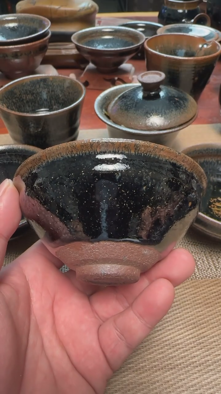 【闪购商品】茶盏通天龙窑柴烧建盏