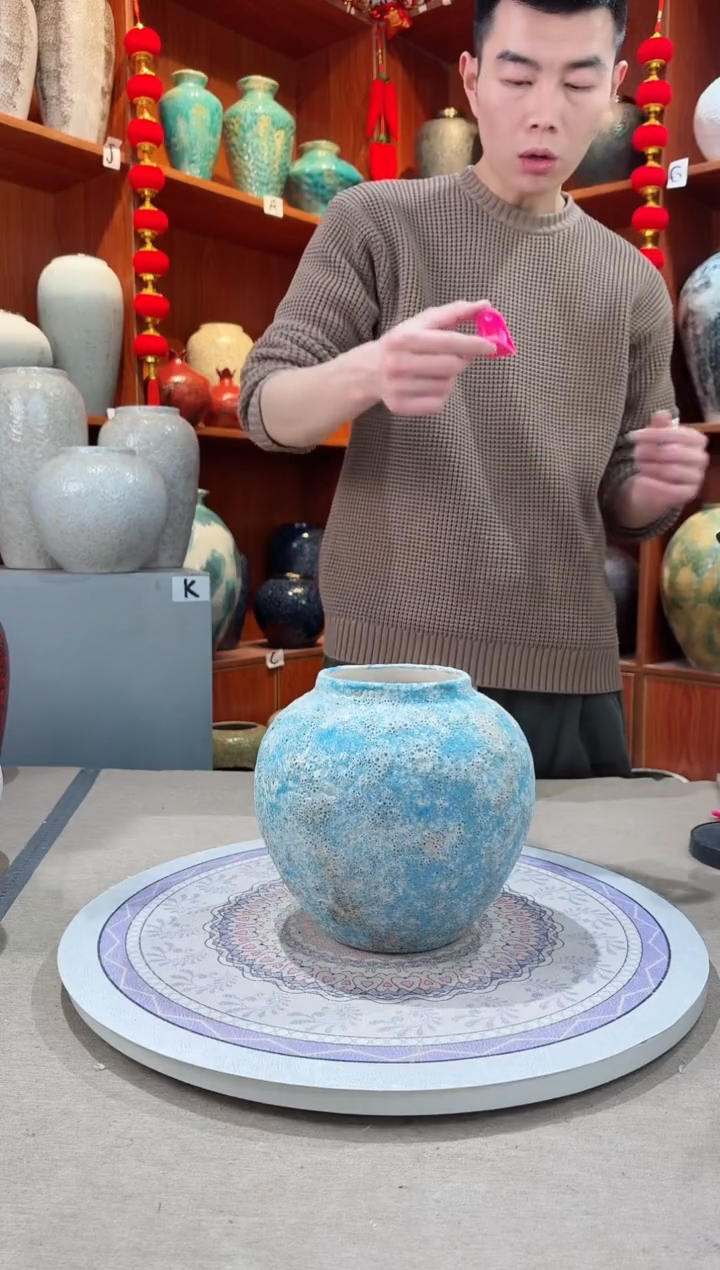 【闪购商品】瓶陶瓷花瓶 无花 微瑕a670 