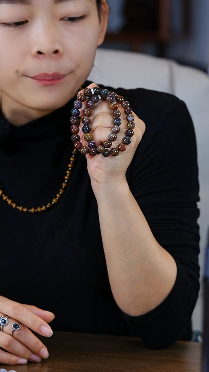 【闪购商品】木变石单圈未镶嵌A025-彼得石单圈9mm-多样性发其一