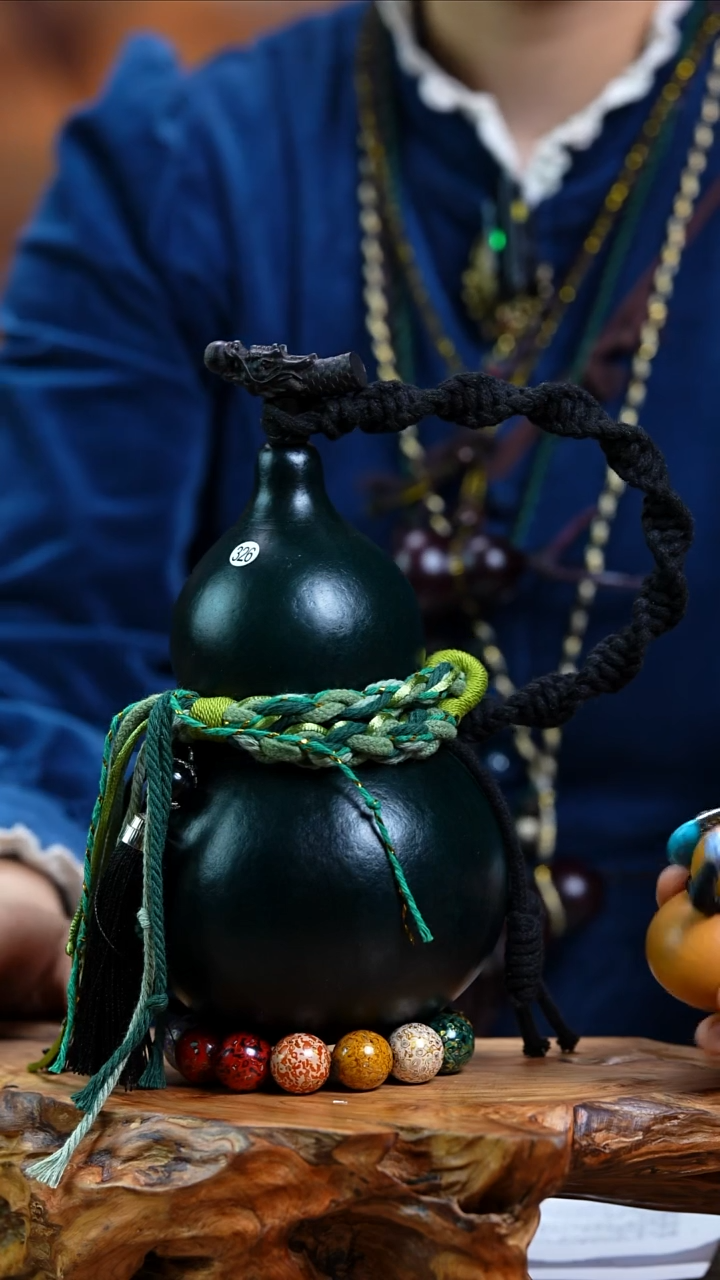 【闪购商品】326—光岳葫天然大漆酒葫芦不含漆珠