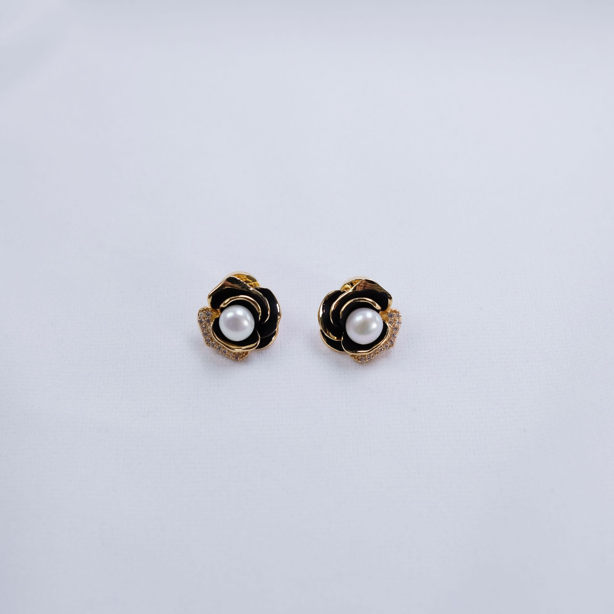 天然淡水珍珠耳饰  ED1080