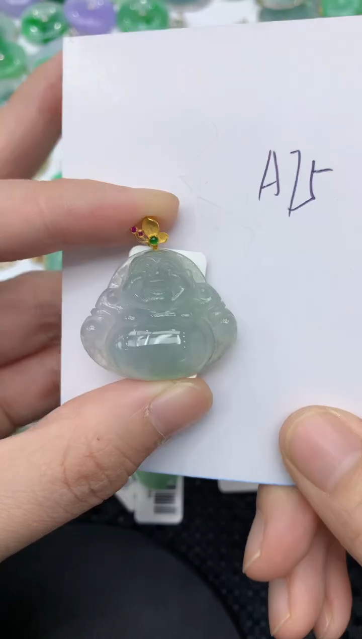 【闪购商品】翡翠颈饰18K金镶嵌11111111111