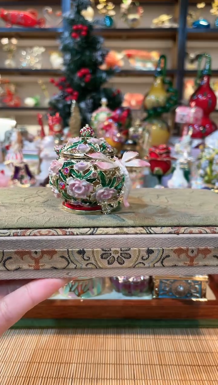 【闪购商品】 珐琅彩精致首饰盒