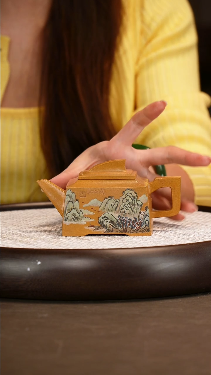 茶壶紫砂【顾海荣】黄金段一帆风顺   260CC