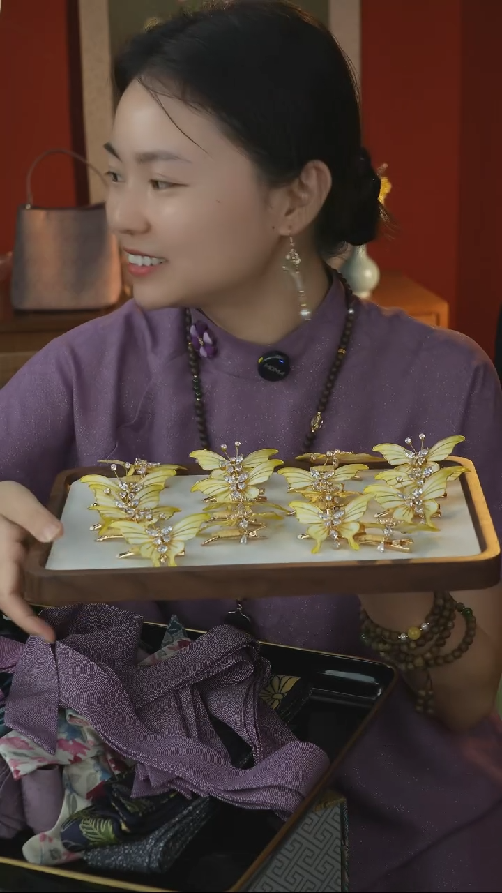 刺绣纯手工非遗国风饰品