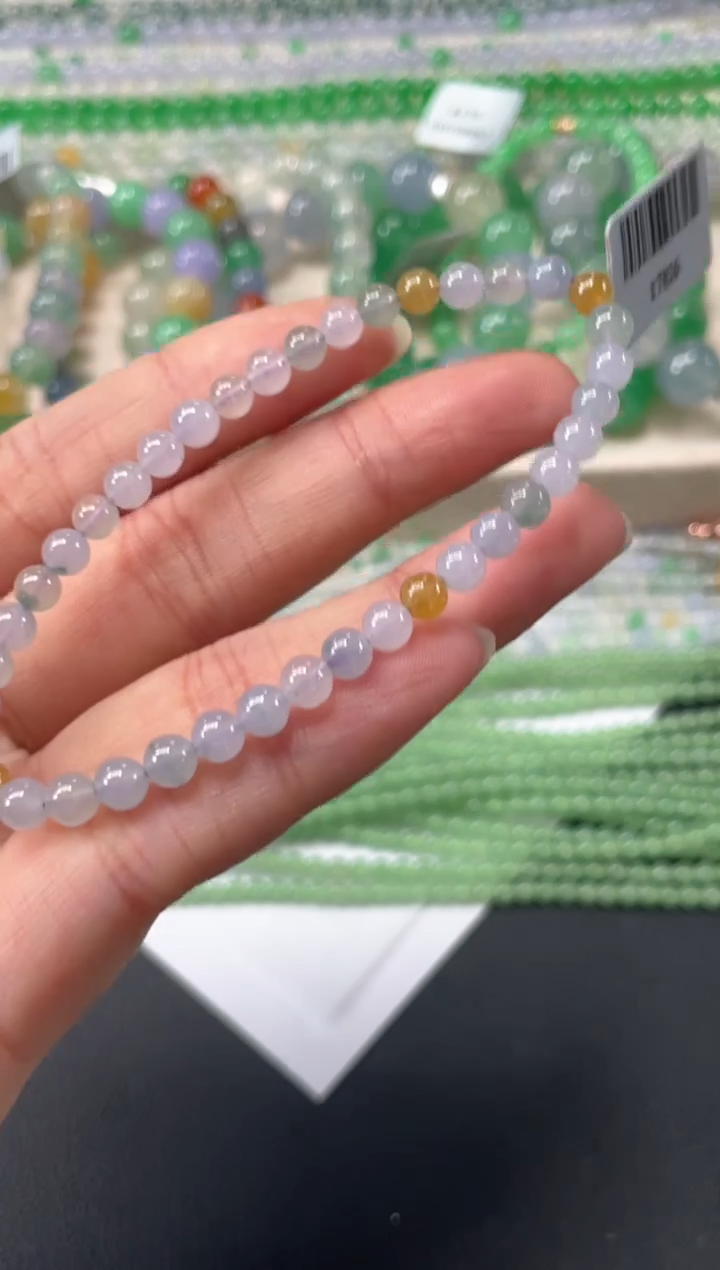 未镶嵌手串翡翠A482|780