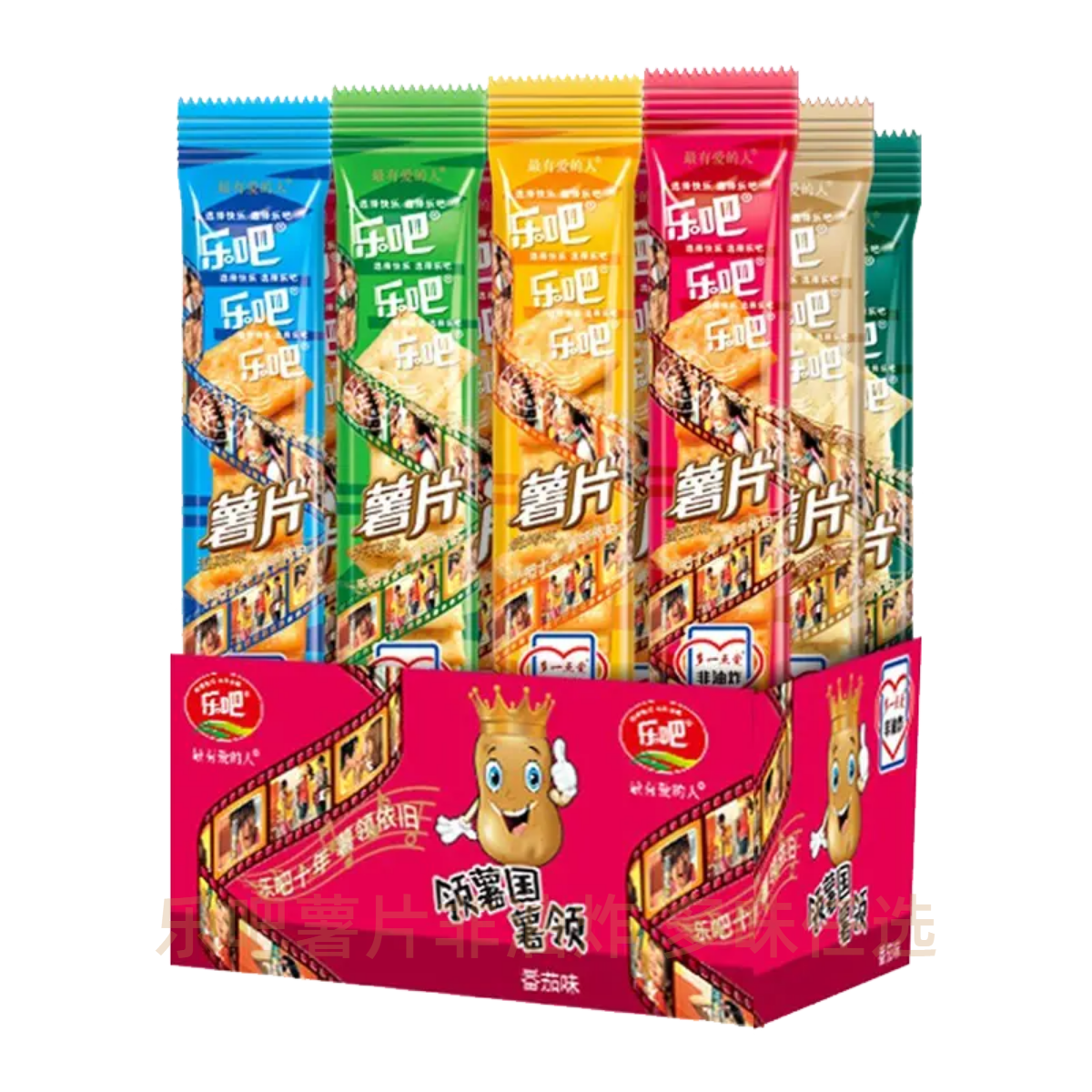 乐吧50克袋装烧烤芥末味非油炸解馋充饥手工膨化小零食香脆麻辣