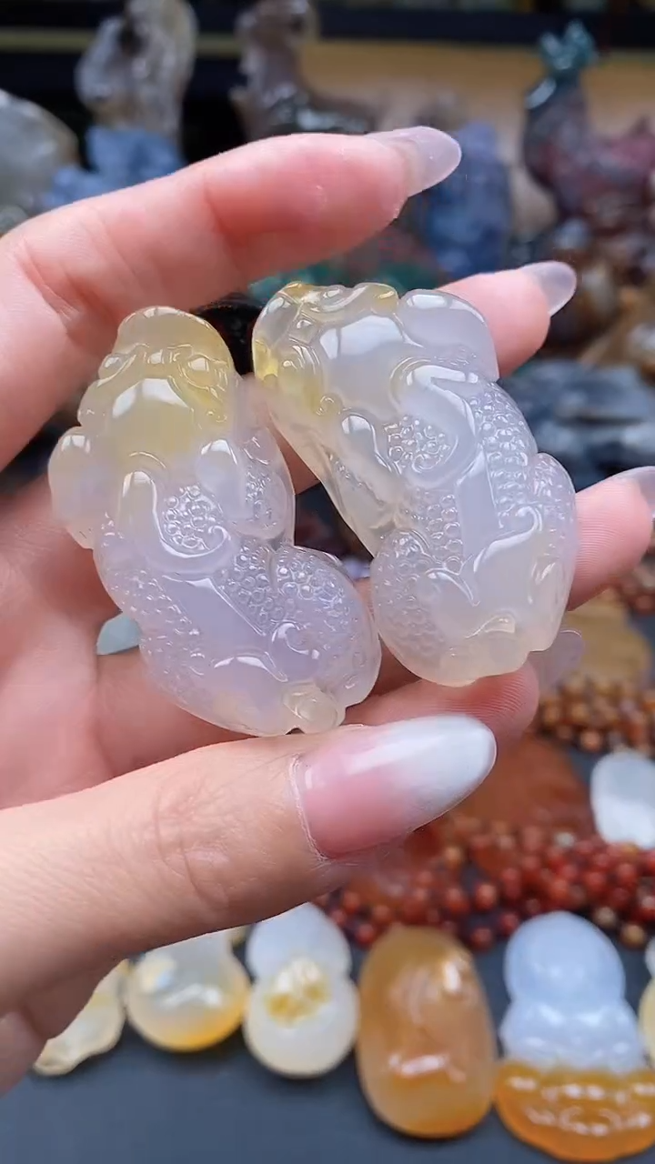 【闪购商品】玛瑙/玉髓颈饰未镶嵌dd