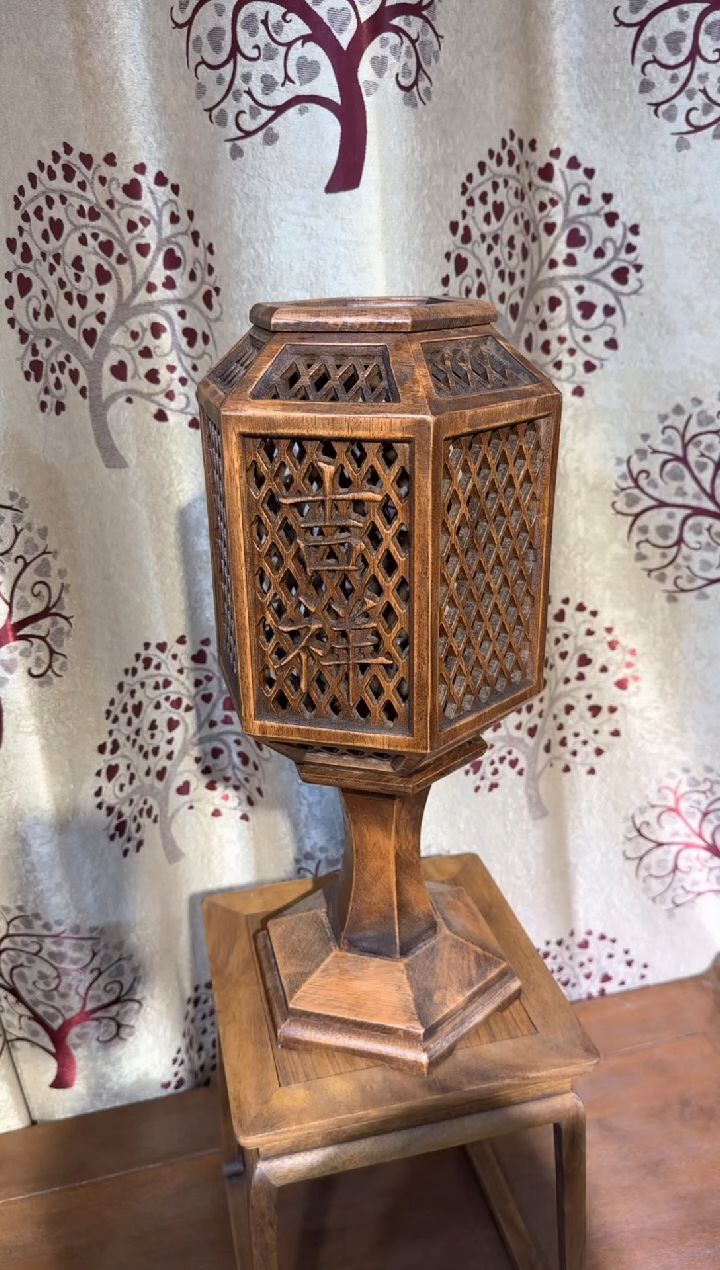 【闪购商品】木一对 宫灯  工艺品