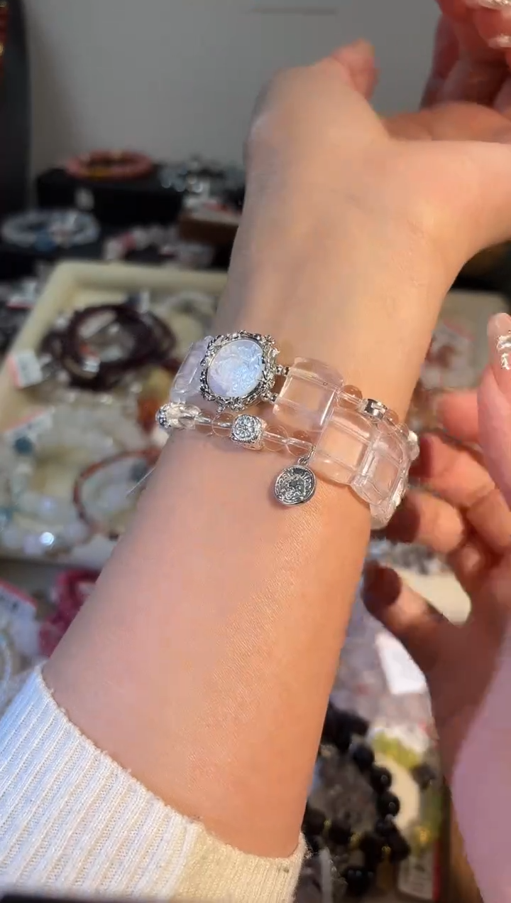 未镶嵌手串水晶k364多样性发货一件