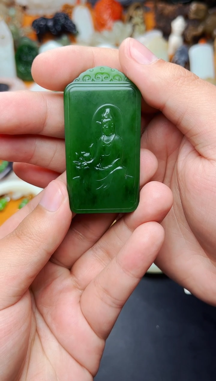 【闪购商品】和田玉颈饰未镶嵌观音01