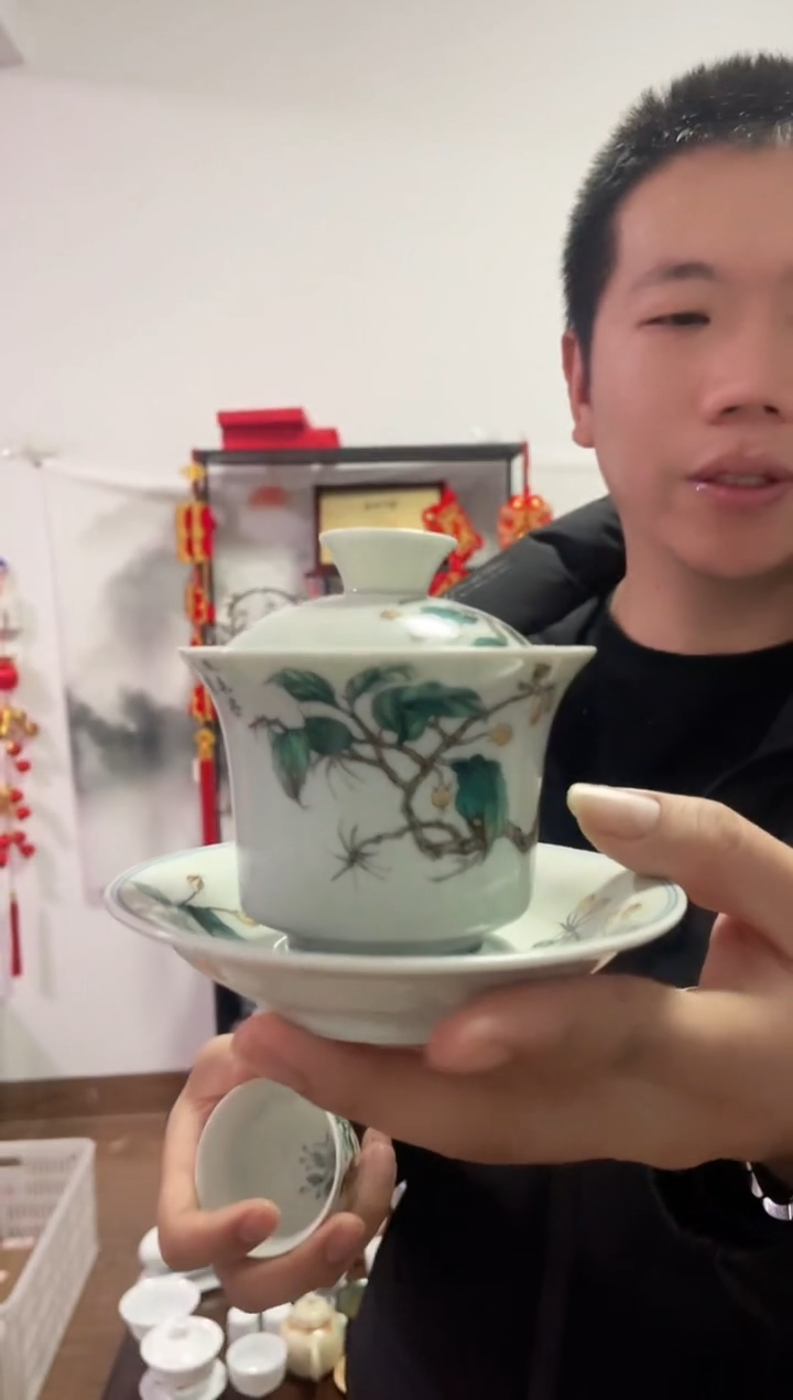 【闪购商品】【瓷心匠物】直播间福利专款喜上眉梢盖碗