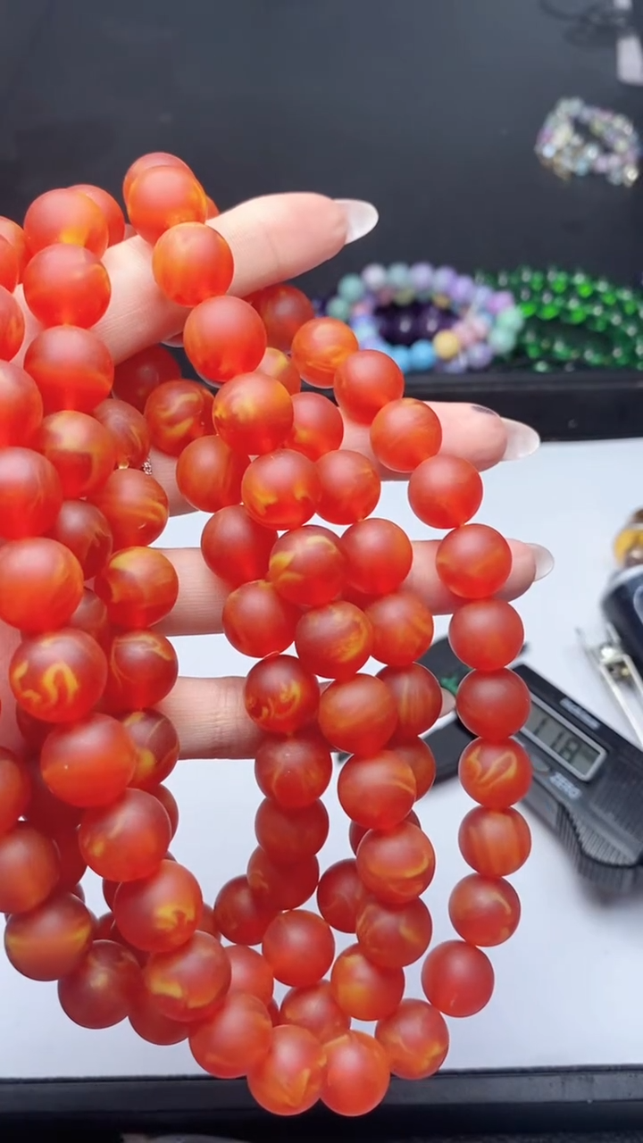 未镶嵌蜜蜡手链90