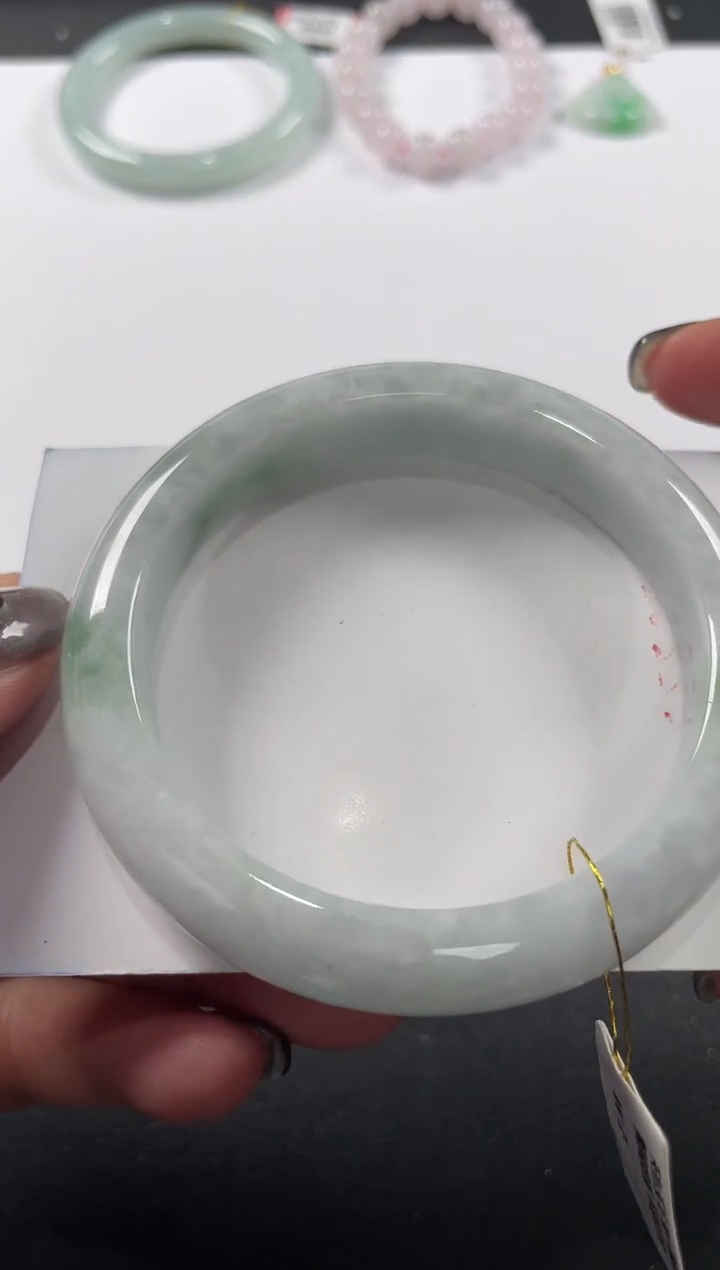 未镶嵌手镯翡翠基地发货H2928 56+