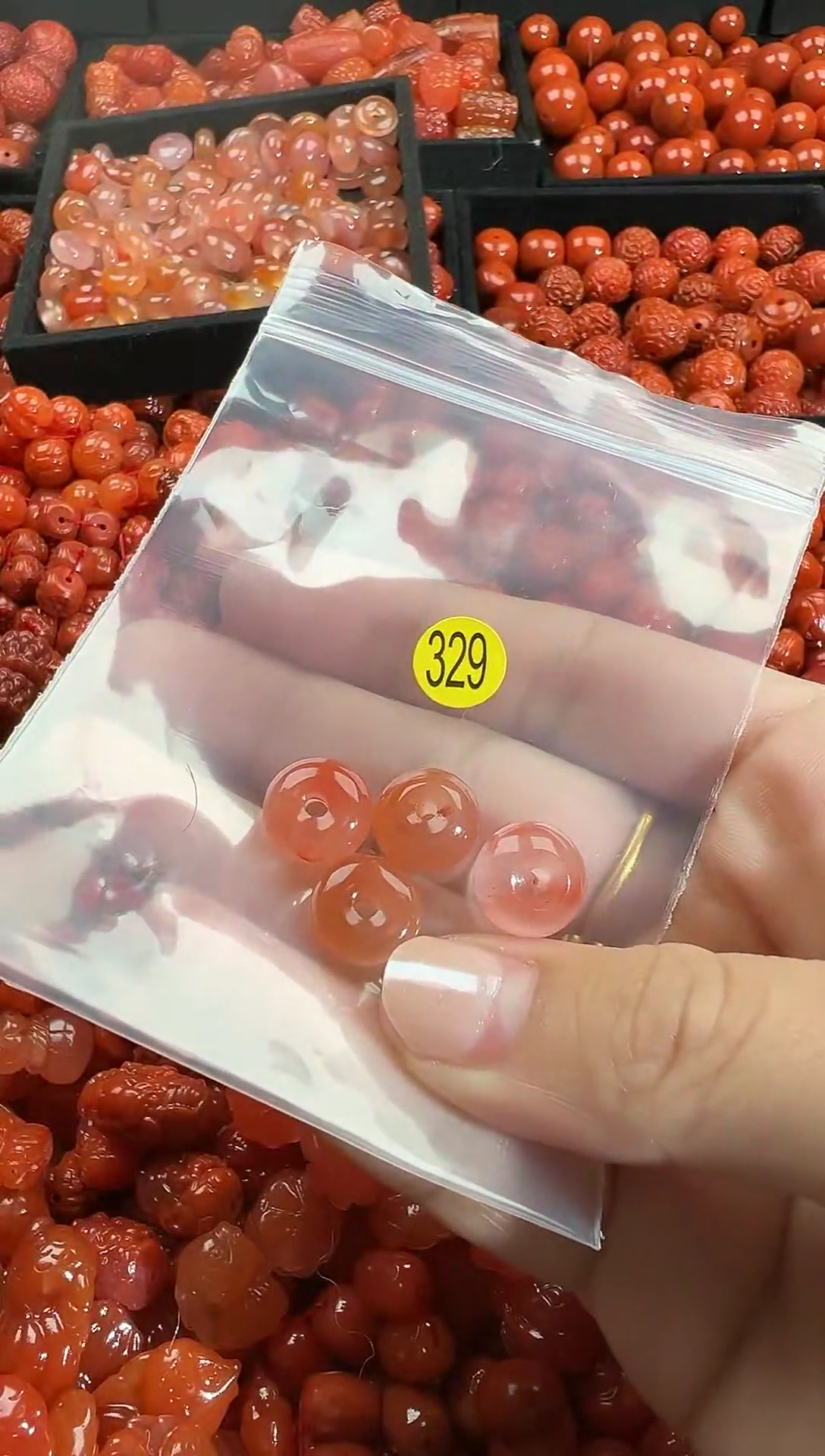 颈饰未镶嵌南红玛瑙1