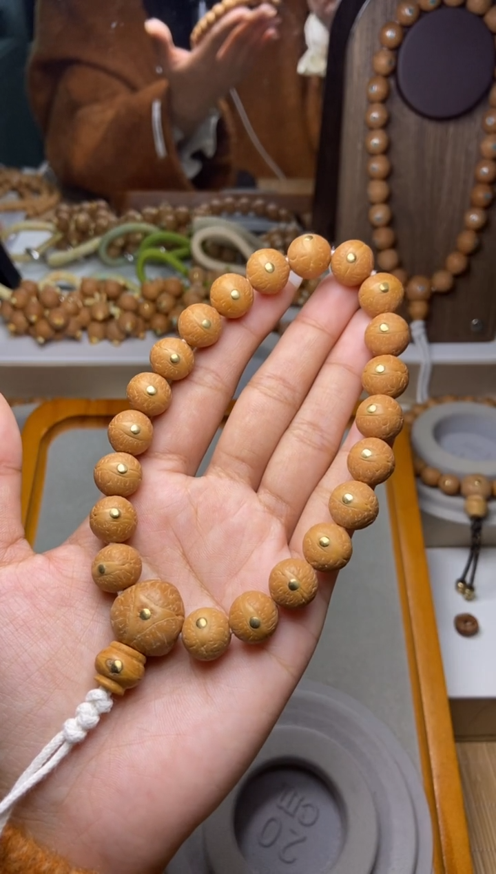 吊坠凤眼菩提12凤眼铜钉