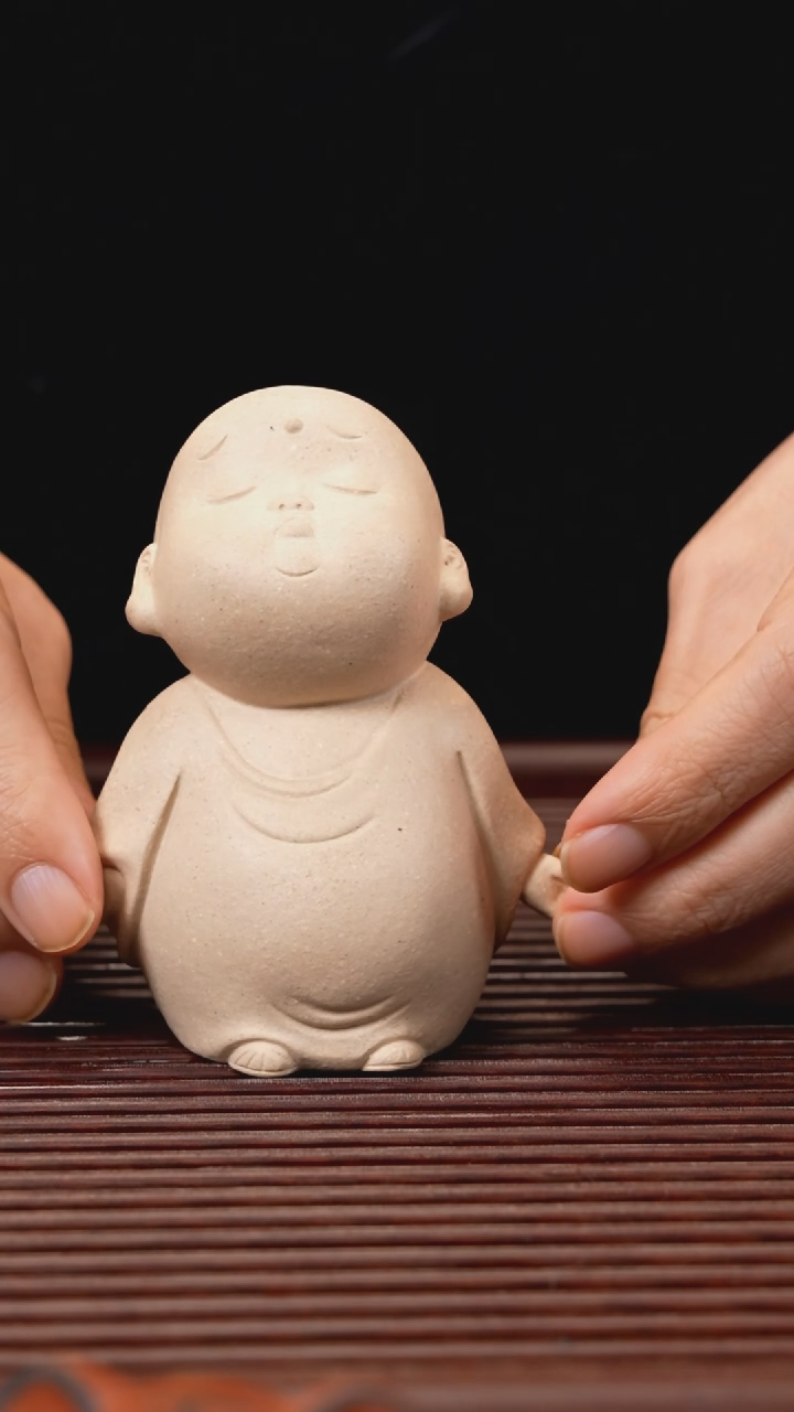 【闪购商品】紫砂茶宠小和尚，