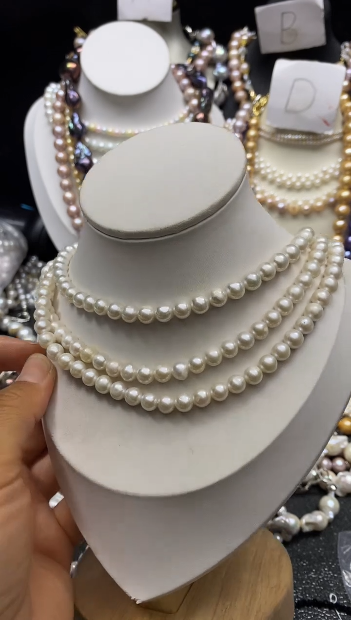 淡水珍珠未镶嵌颈饰多人6-7