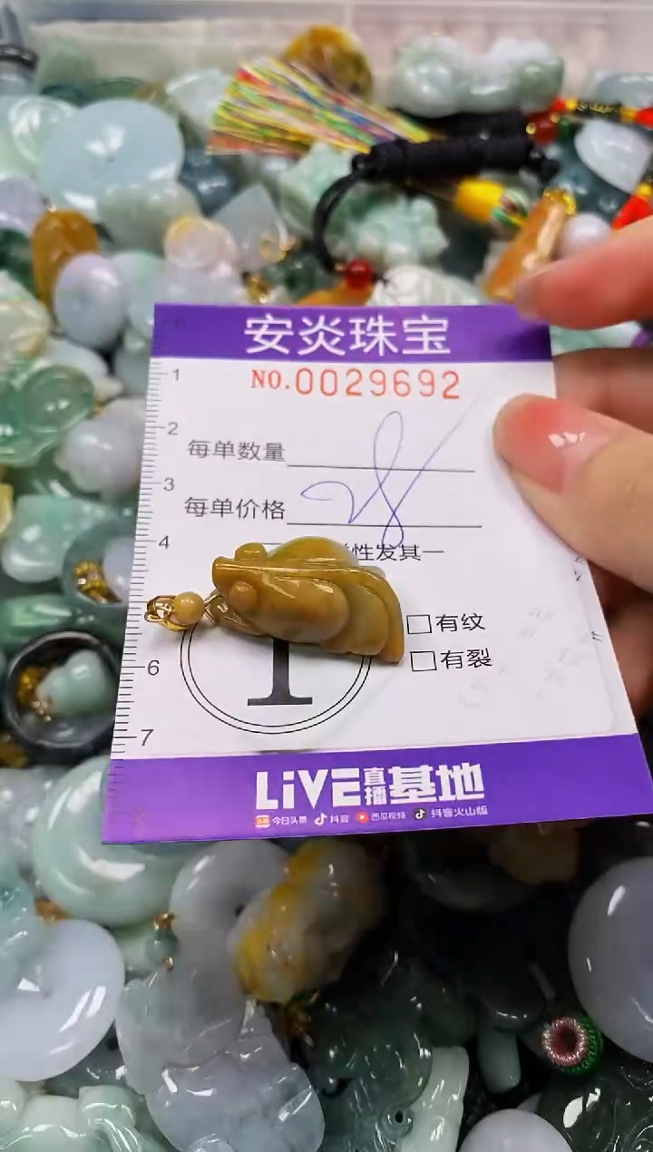 颈饰未镶嵌翡翠闪购0029692