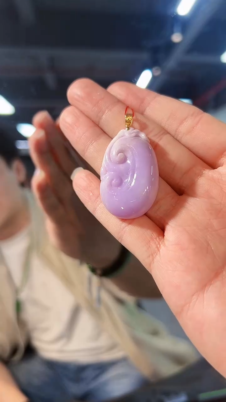 【闪购商品】翡翠颈饰18K金镶嵌缅料A货/支持复检/一件