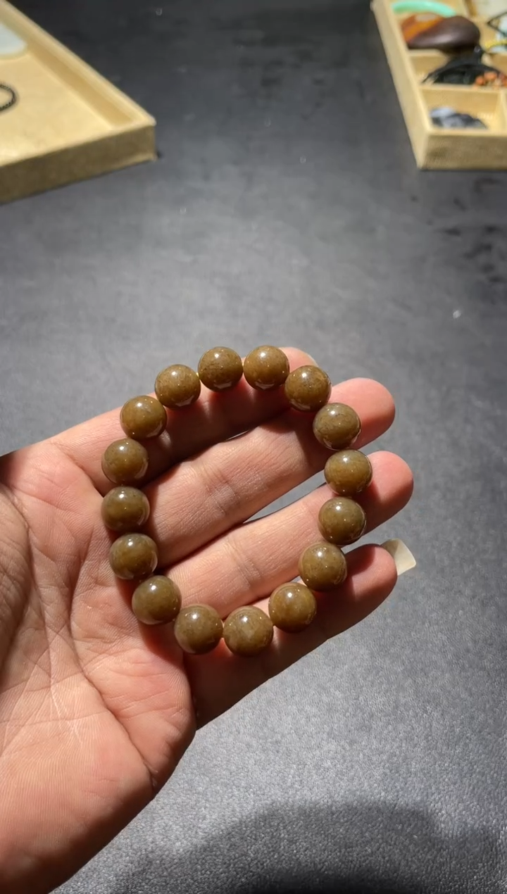 未镶嵌手串和田玉糖串