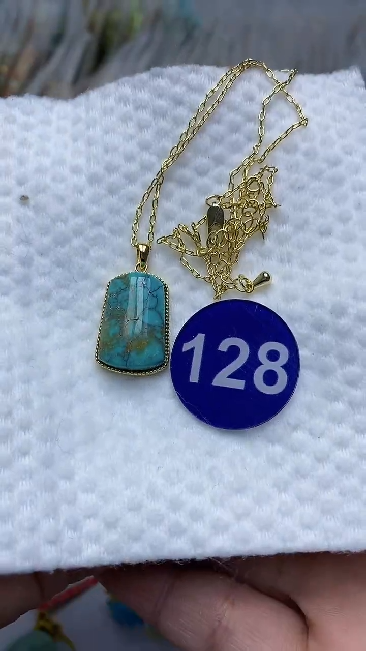 【闪购商品】绿松石项链合金128项链