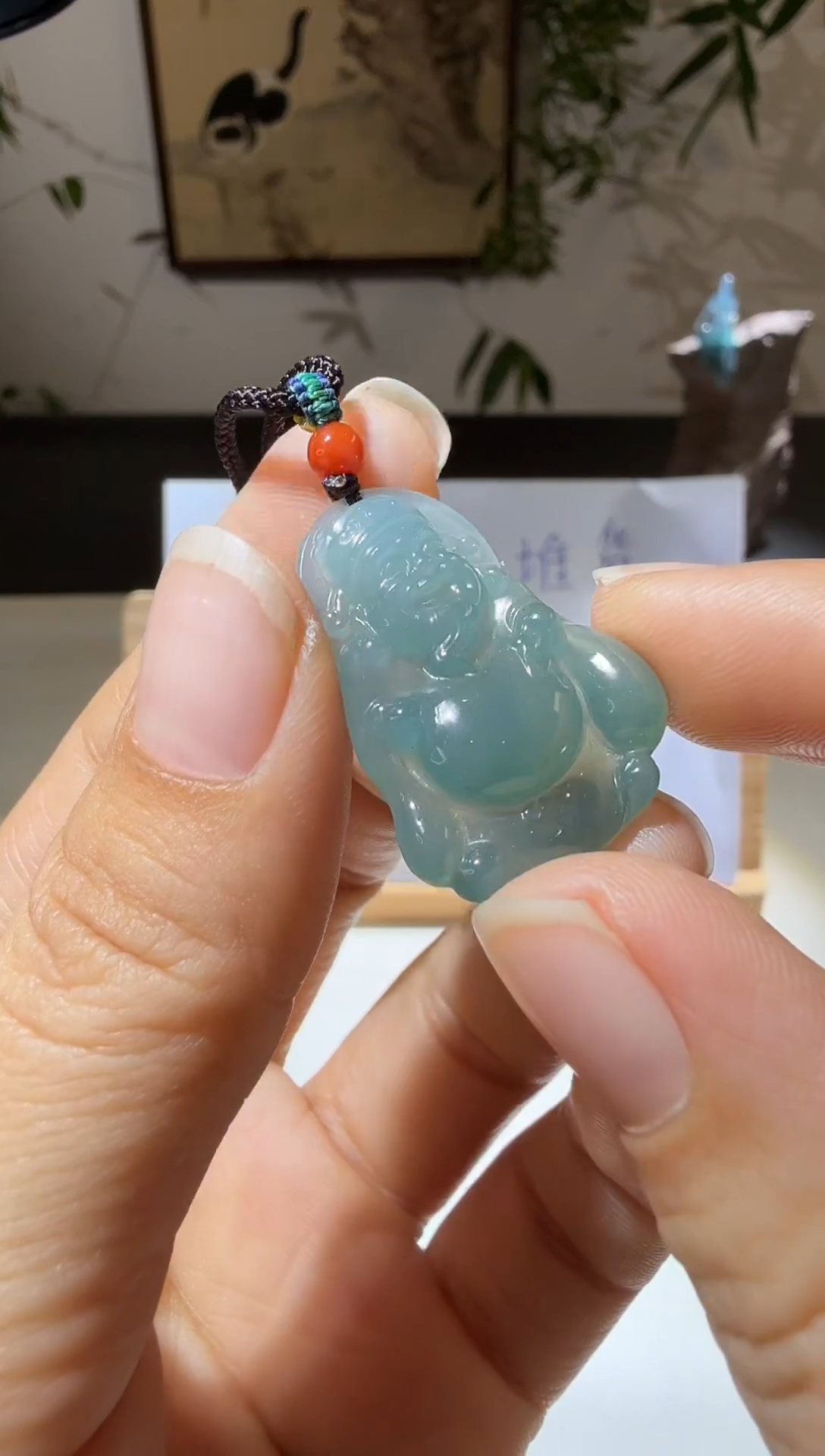 吊坠(不含链)未镶嵌翡翠财神爷