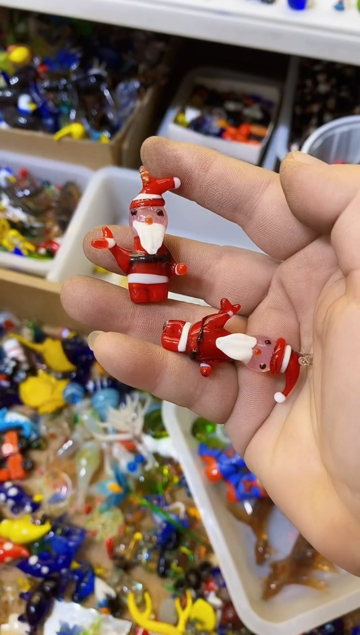 【闪购商品】琉璃手工艺品圣诞老人