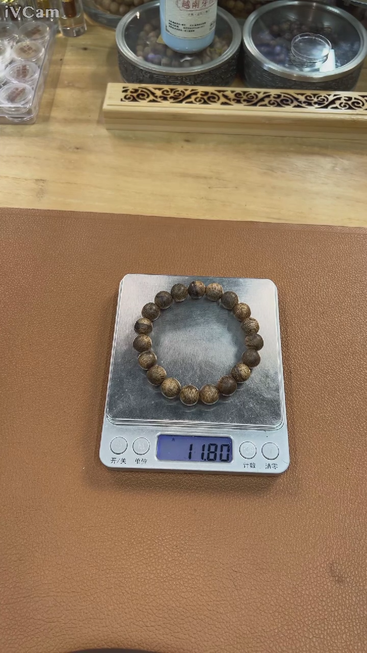 【闪购商品】沉香手串伽罗棋1.1单圈02021450