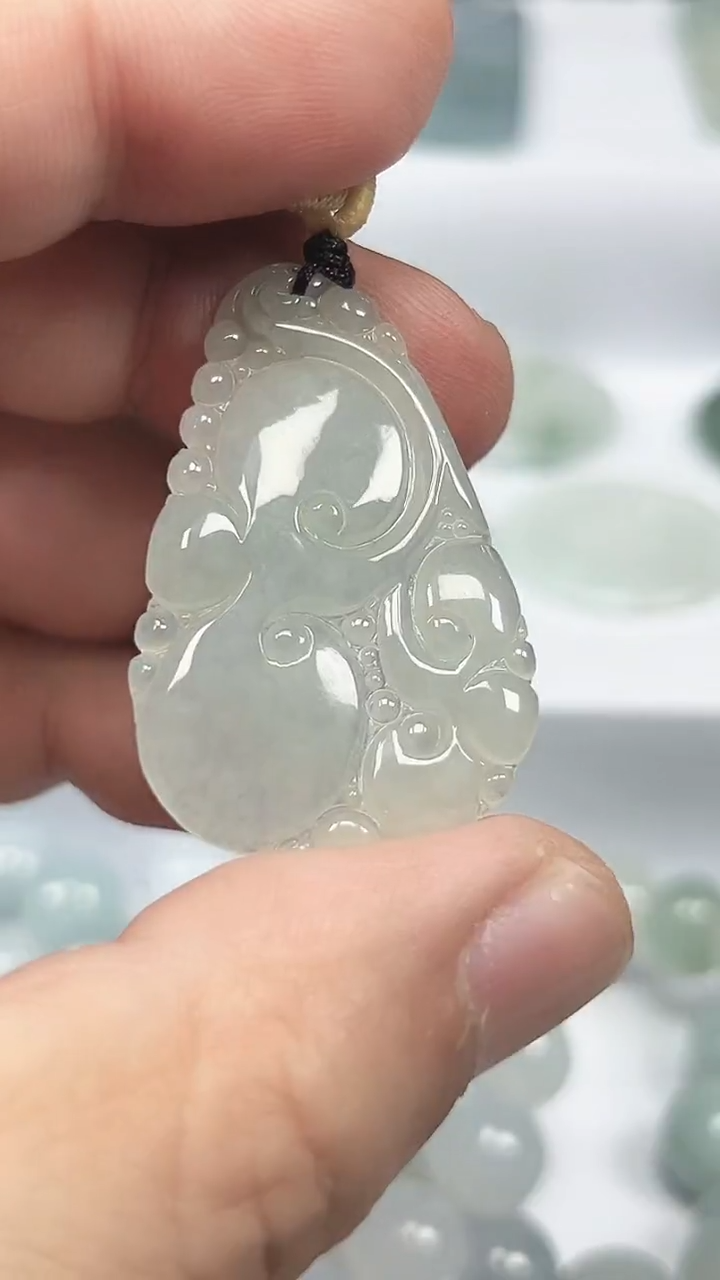 颈饰未镶嵌翡翠天然缅甸A货翡翠