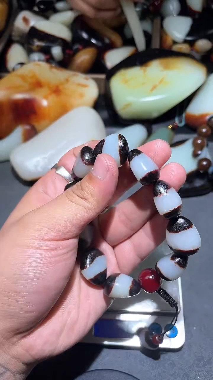 【闪购商品】和田玉手串未镶嵌YL-LL-1.13-68多样性发货