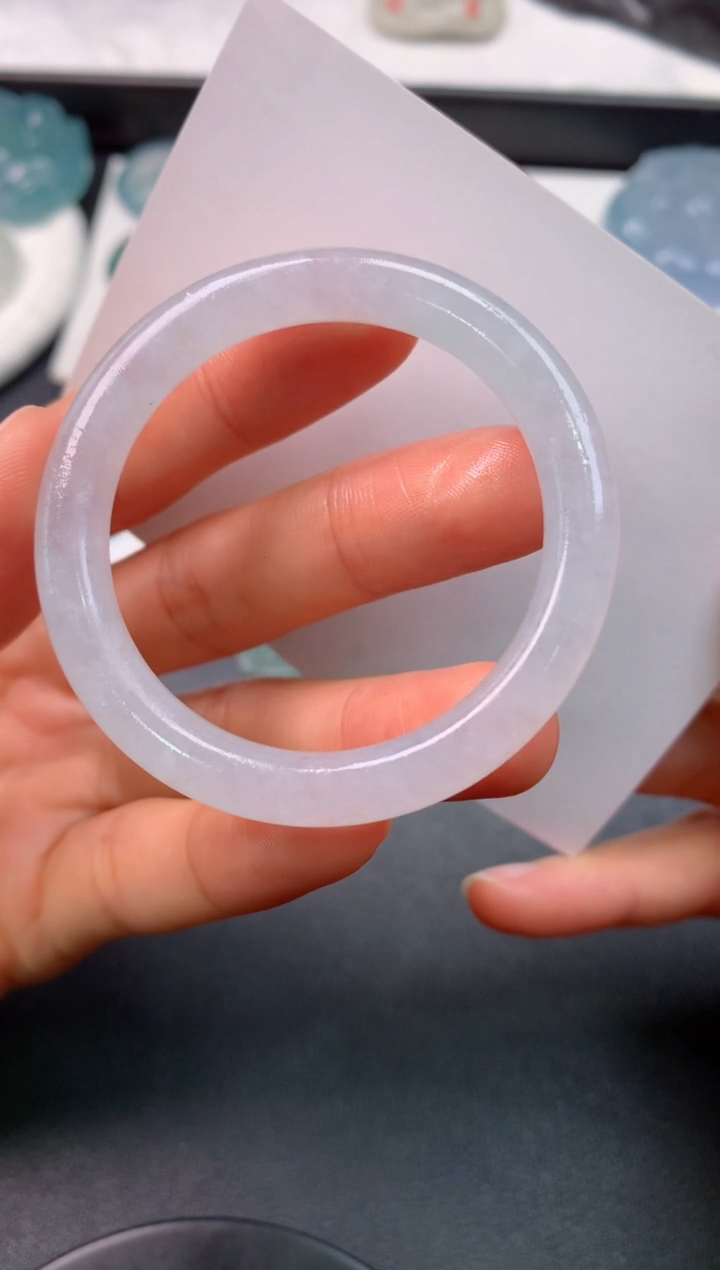 未镶嵌定制翡翠景*•0852368599（41*6*6.4）