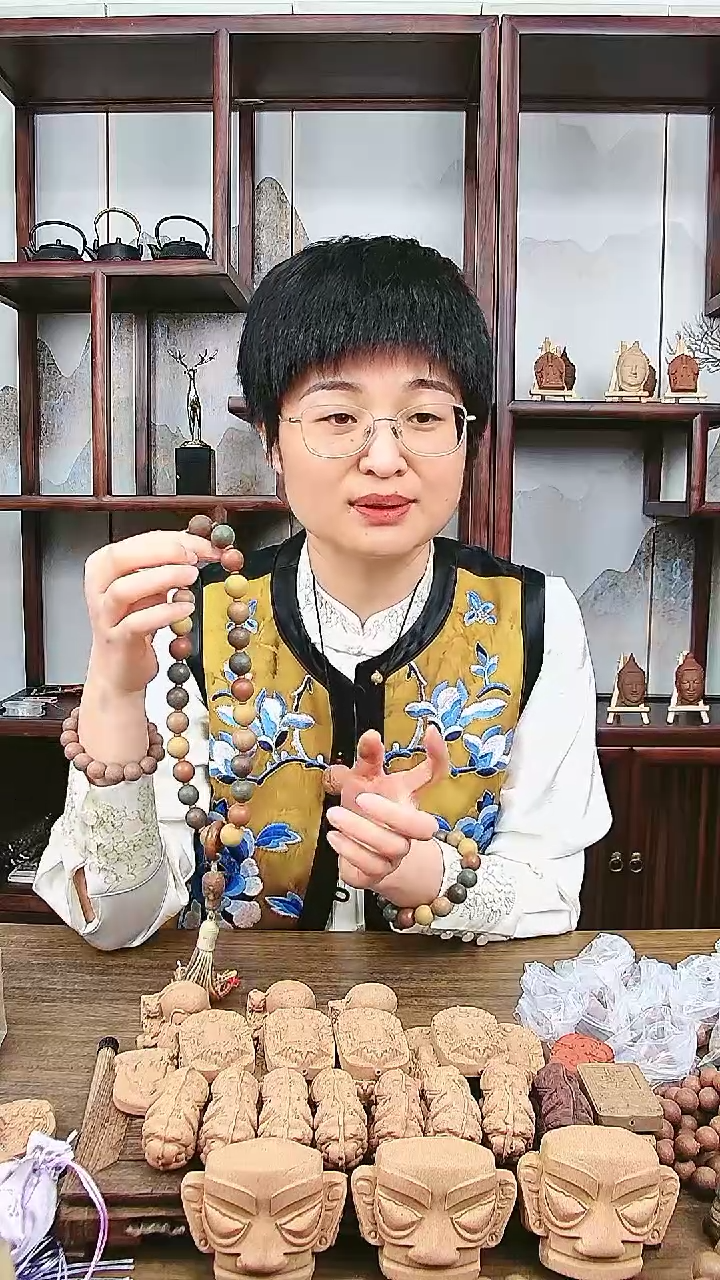 【闪购商品】龙涎香香方108颗喜字纹脖挂1.1